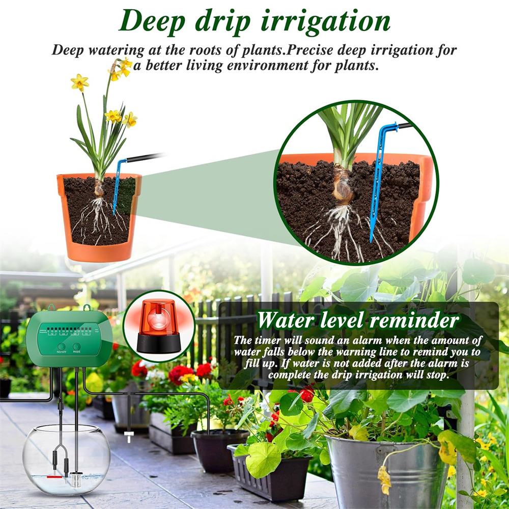 Solar Automatic Watering Kit f - đánh giá và giá Irrigation Drip Tape