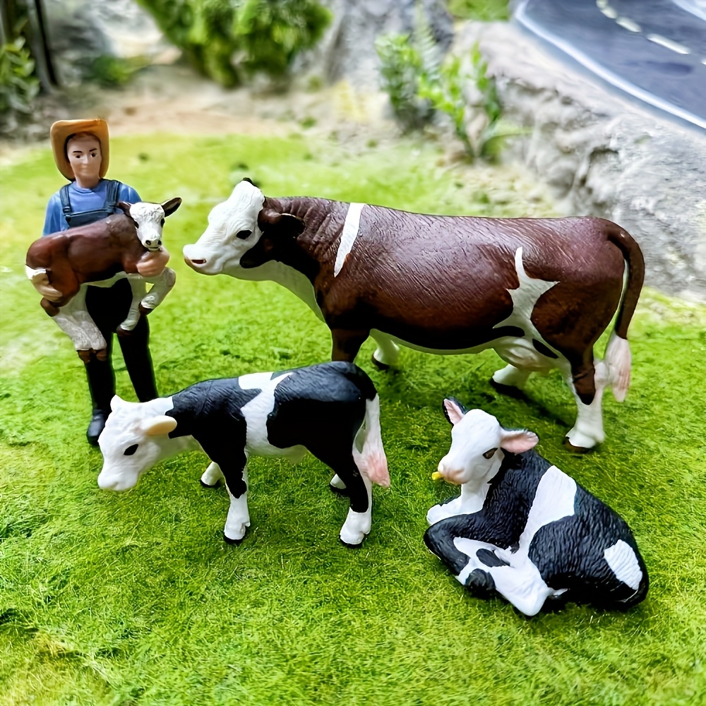 Farm Farmer And Cow Model Set  - đánh giá và giá Farming Agriculture Stocks